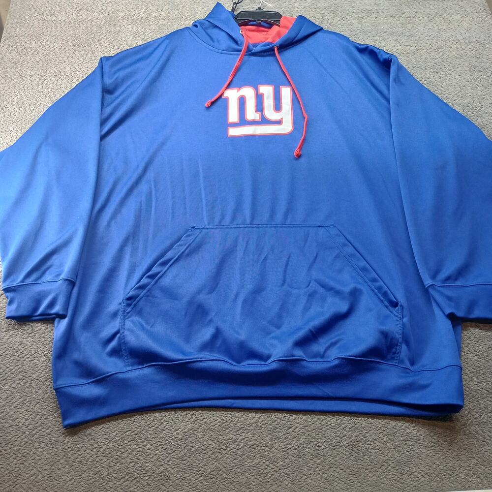Fanatics New York Giants Hoodie 5XL Blue NFL Pullover Sweatshirt Big & Tall